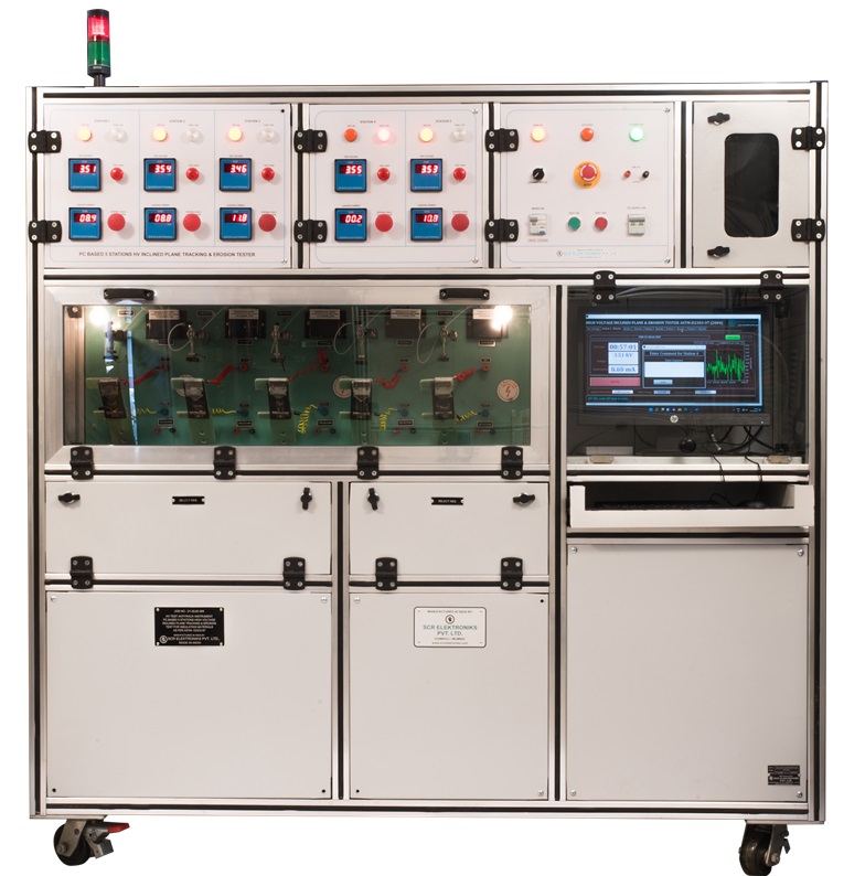 High-Voltage-Inclined-Plane-Tracking-and-Erosion-Tester-as-per-ASTM D2303