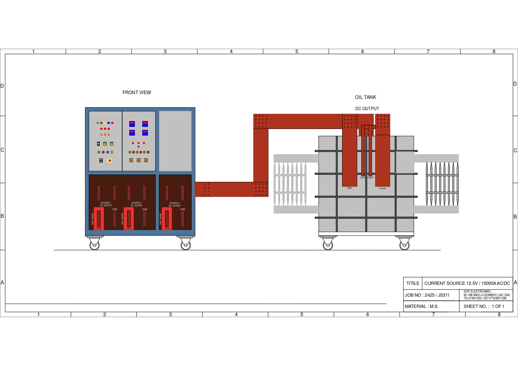 Current- Source- 12.5V/10000A- AC/DC- with DC Output