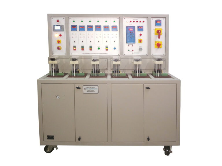 6-station-Bimetal-overload-relay-test-panel